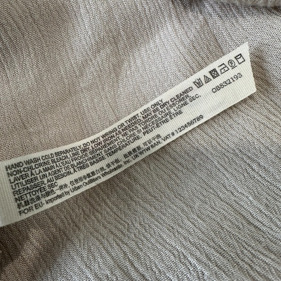 Free People Lille Mini Halter Pocket Dress Stone Medium Bohemian Coastal Cowgirl - Picture 10 of 10